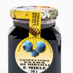 CONFETTURA EXTRA DI MIRTILLI E MIELE