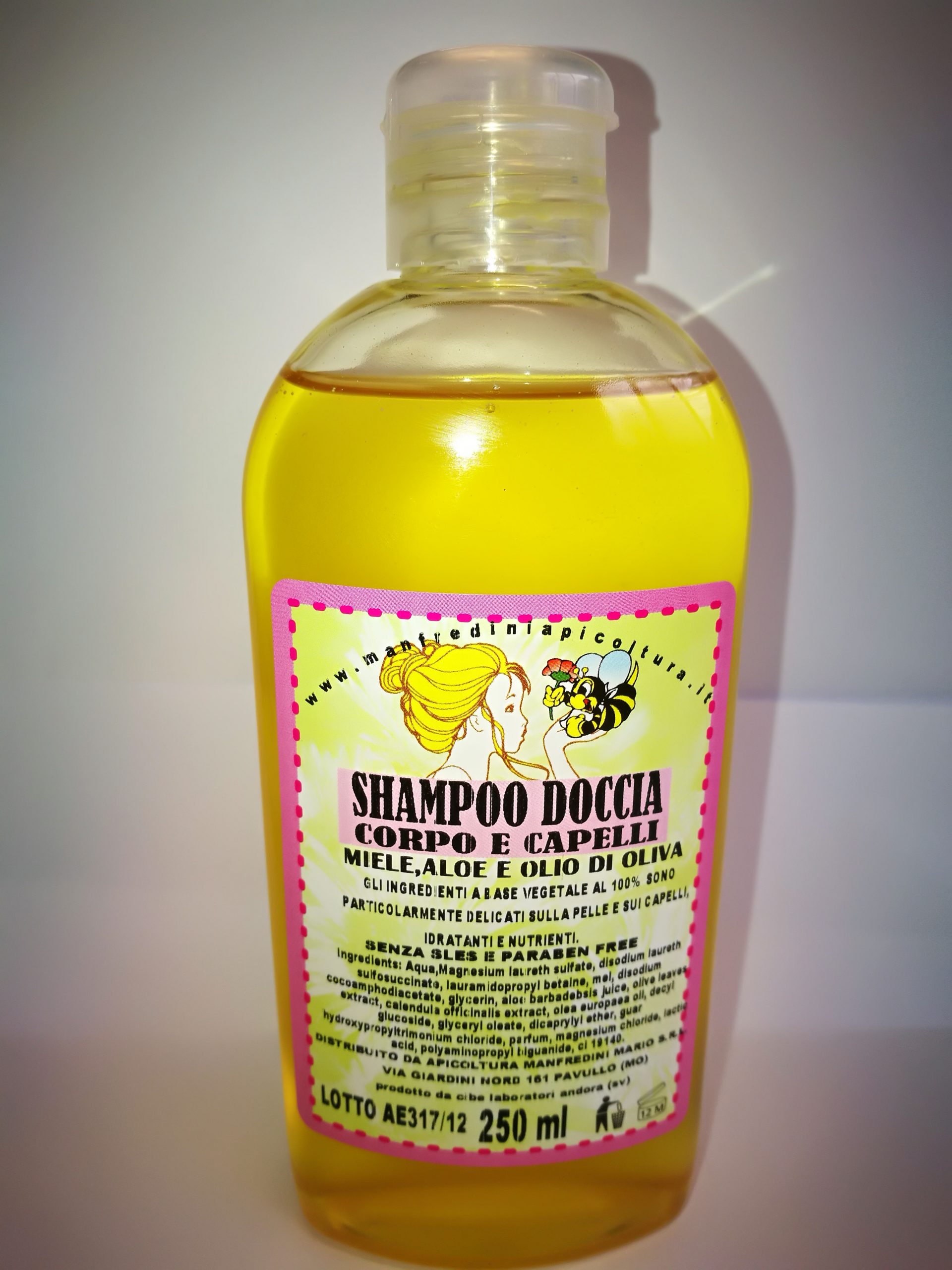 DOCCIASHAMPOO MIELE OLIO DI OLIVA E ALOE